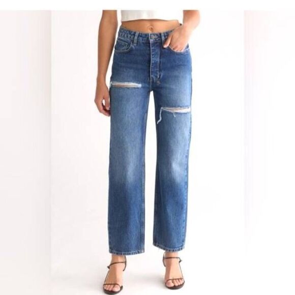 Ksubi Denim - Ksubi Brooklyn Stella Slashed Jeans / Size 27
